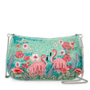 Mary Frances Flirty Flamingos Crossbody