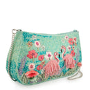 Mary Frances Flirty Flamingos Crossbody